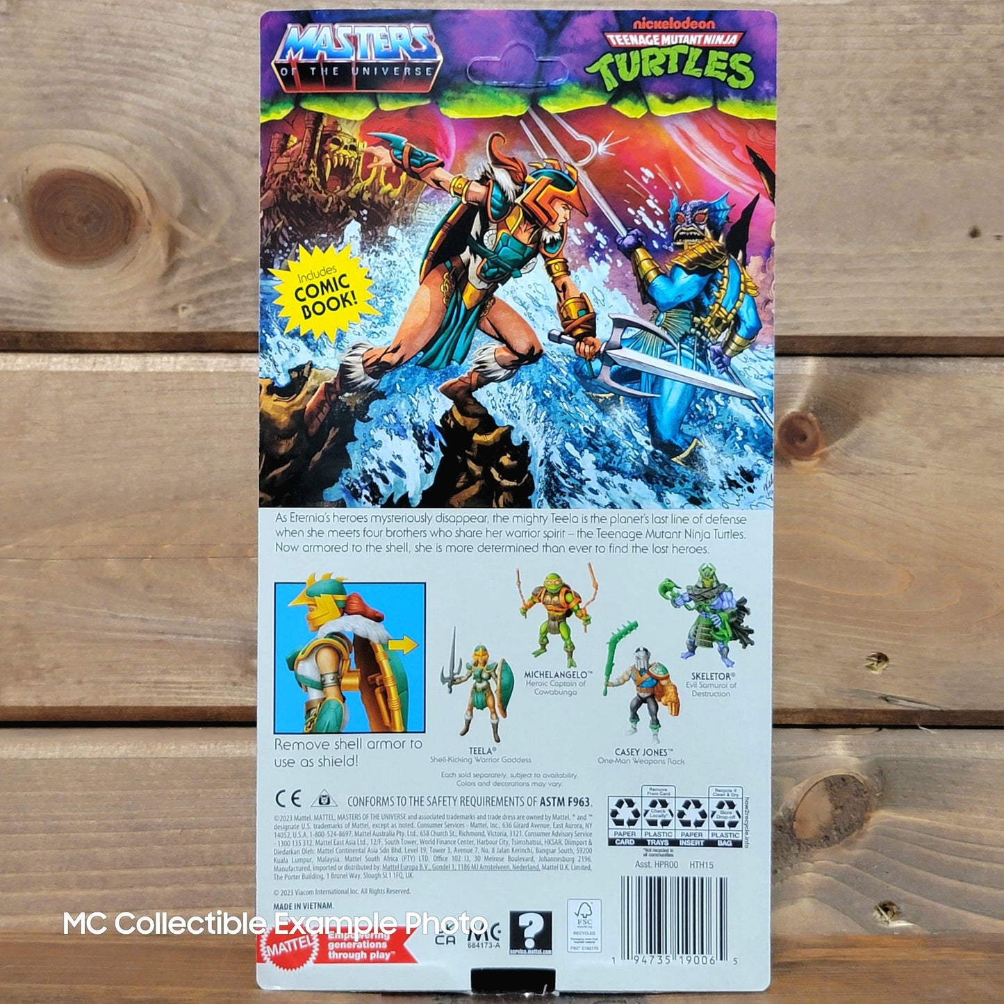 Teela Turtles of Grayskull TMNT MOTU Origins 6 in Action Figure Unpunched