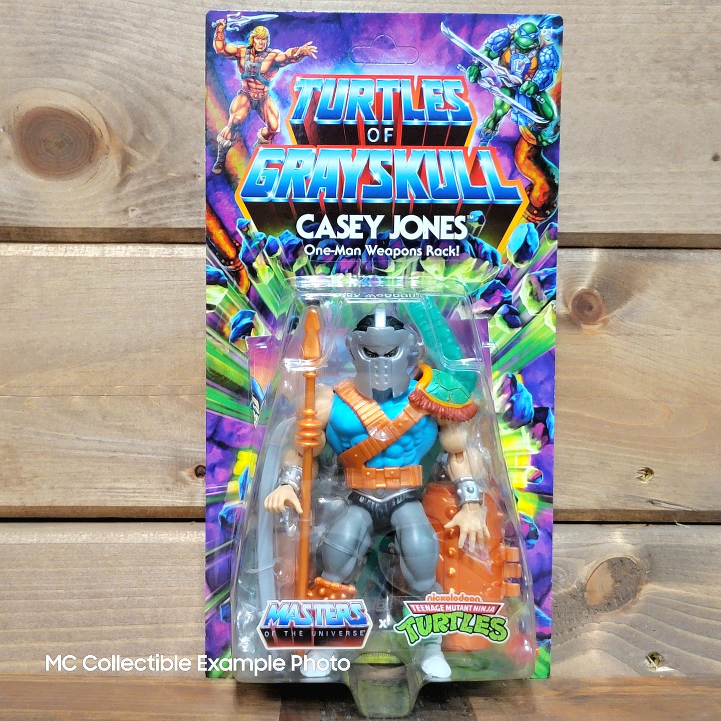 Casey Jones Turtles of Grayskull TMNT MOTU Origins 6 in Action Figure Unpunched
