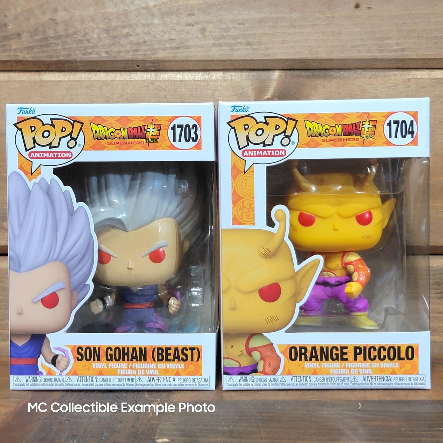 Gohan Beast & Orange Piccolo Dragon Ball Super Hero Funko Pop Vinyl Figures
