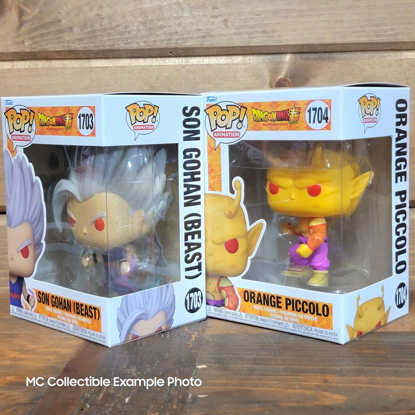 Gohan Beast & Orange Piccolo Dragon Ball Super Hero Funko Pop Vinyl Figures