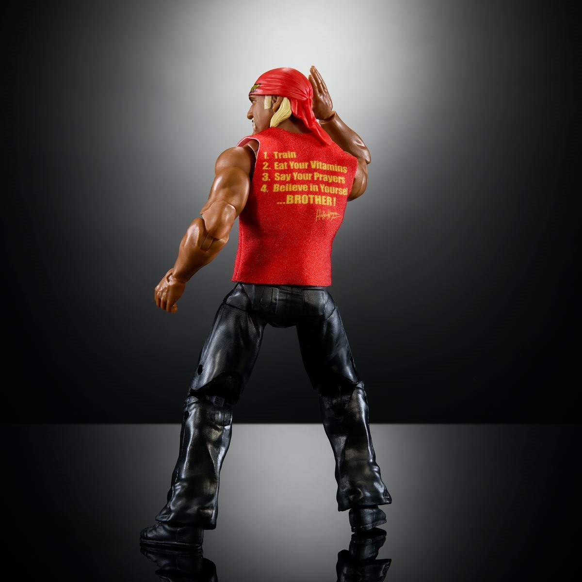 Hulk Hogan WrestleMania WWE Elite Collection Action Figure Howard Finkel BAF