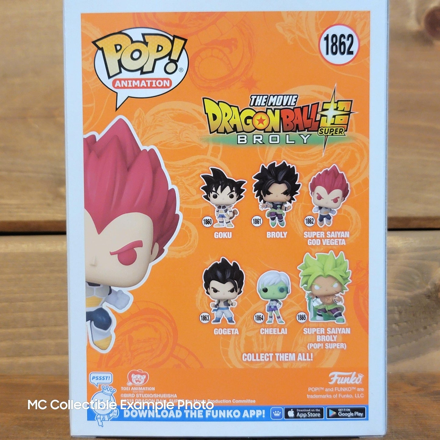 Super Saiyan God Vegeta 1862 Dragon Ball Super: Broly Funko Pop Vinyl Figure