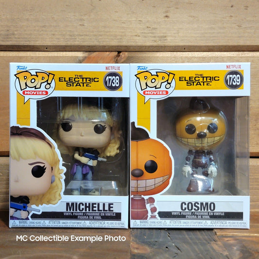 Electric State Michelle 1738 & Cosmo 1739 Funko Pop Vinyl Figure Set