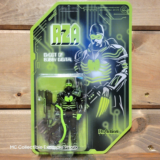 The RZA Ghost of Bobby Digital 3.75 Inch Super7 ReAction Figure Wu Tang