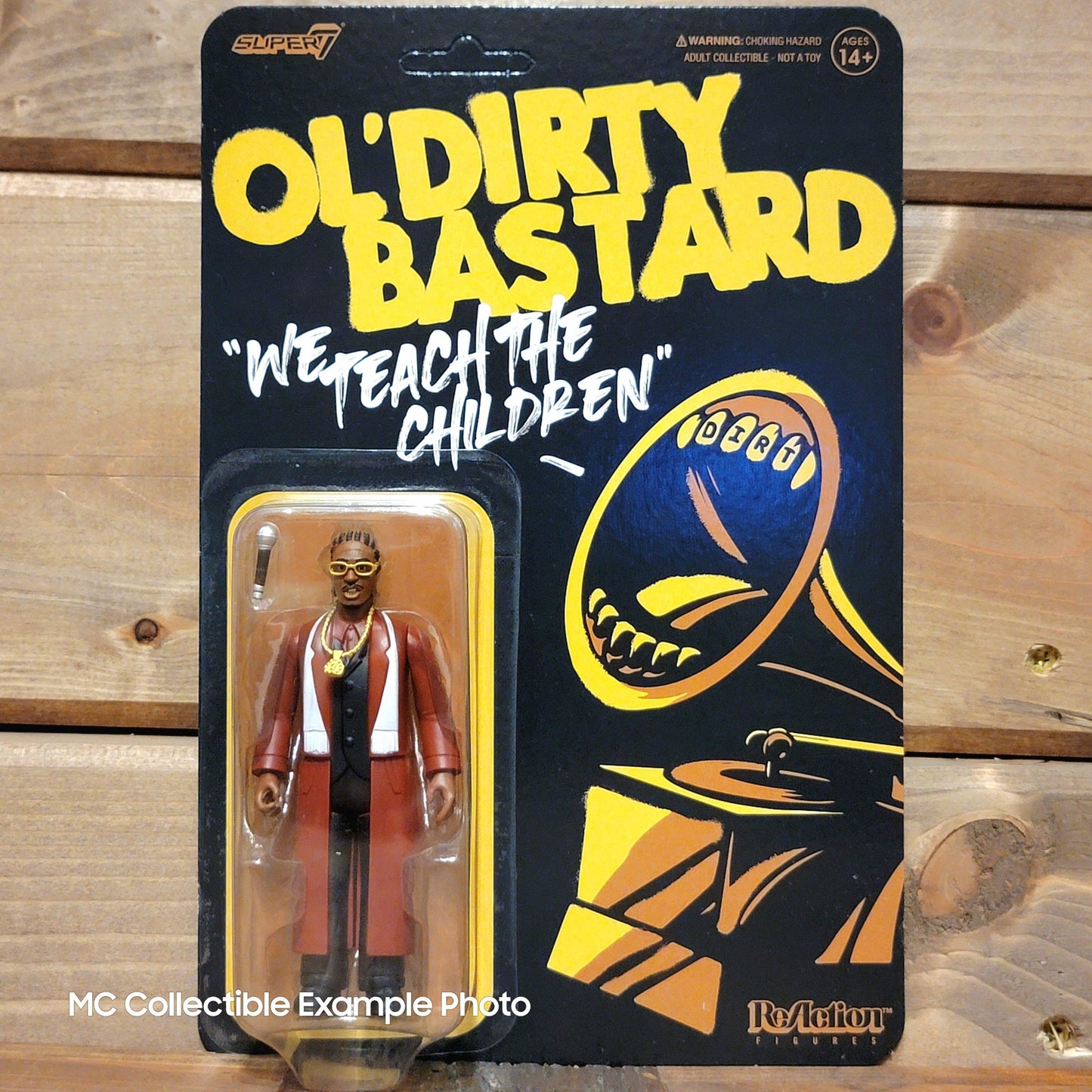 Ol Dirty Bastard O.D.B. We Teach The Children 3.75 Inch Super7 ReAction Wu Tang