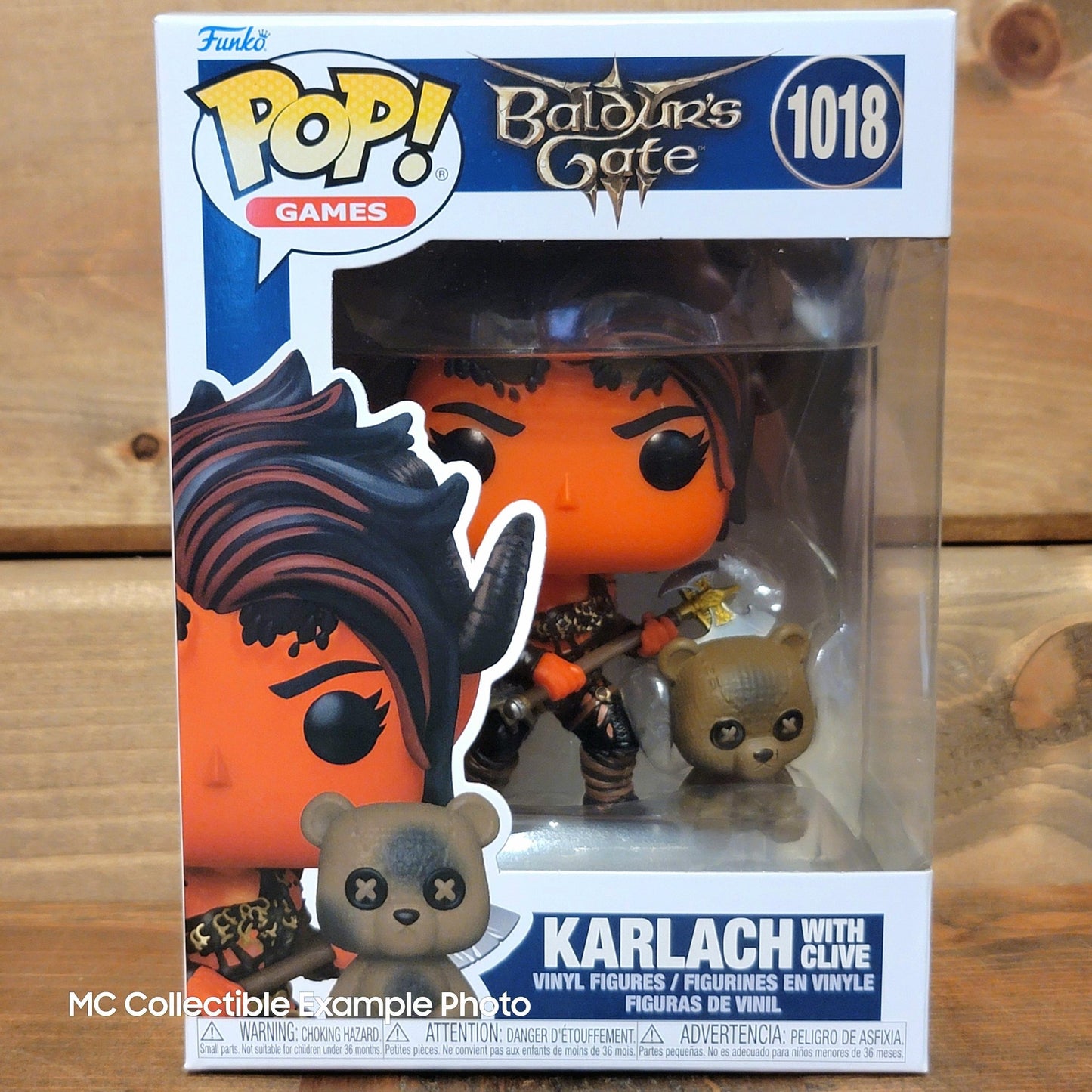 Baldur's Gate 3 Karlach with Clive 1018 Funko Pop Vinyl Figure and Buddy