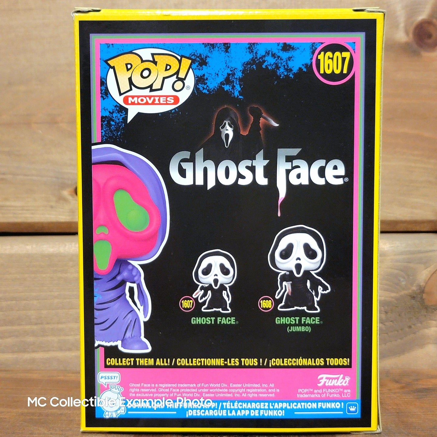 Scream Ghost Face 1607 Black Light Funko Pop! Vinyl Figure Entertainment Earth