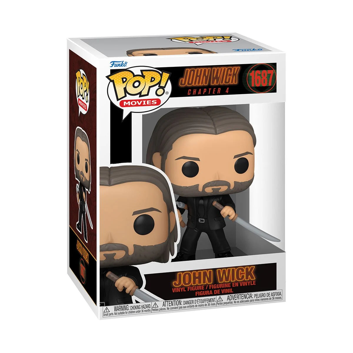 John Wick 1687 & Winston 1688 John Wick Chapter 4 Funko Pop Vinyl Figure