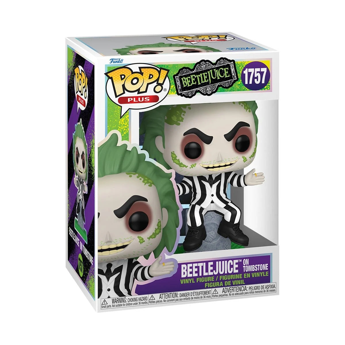Beetlejuice on Tombstone 1757 Funko Pop Plus Vinyl Figure