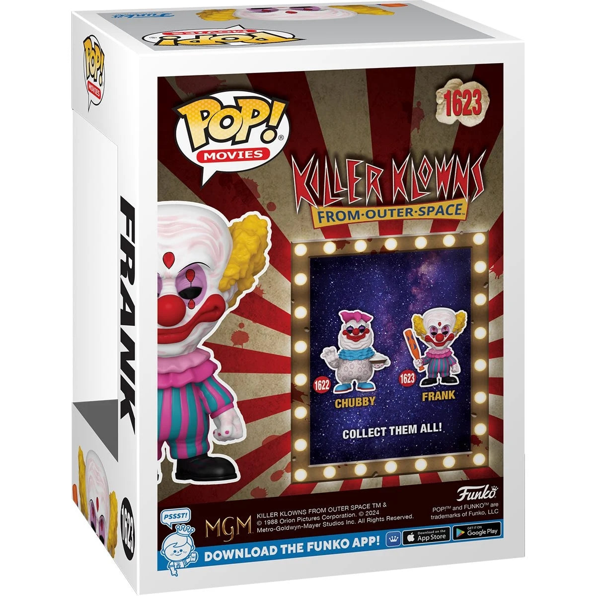 Killer Klowns From Outer Space Frank 1623 Funko Pop Vinyl Figure