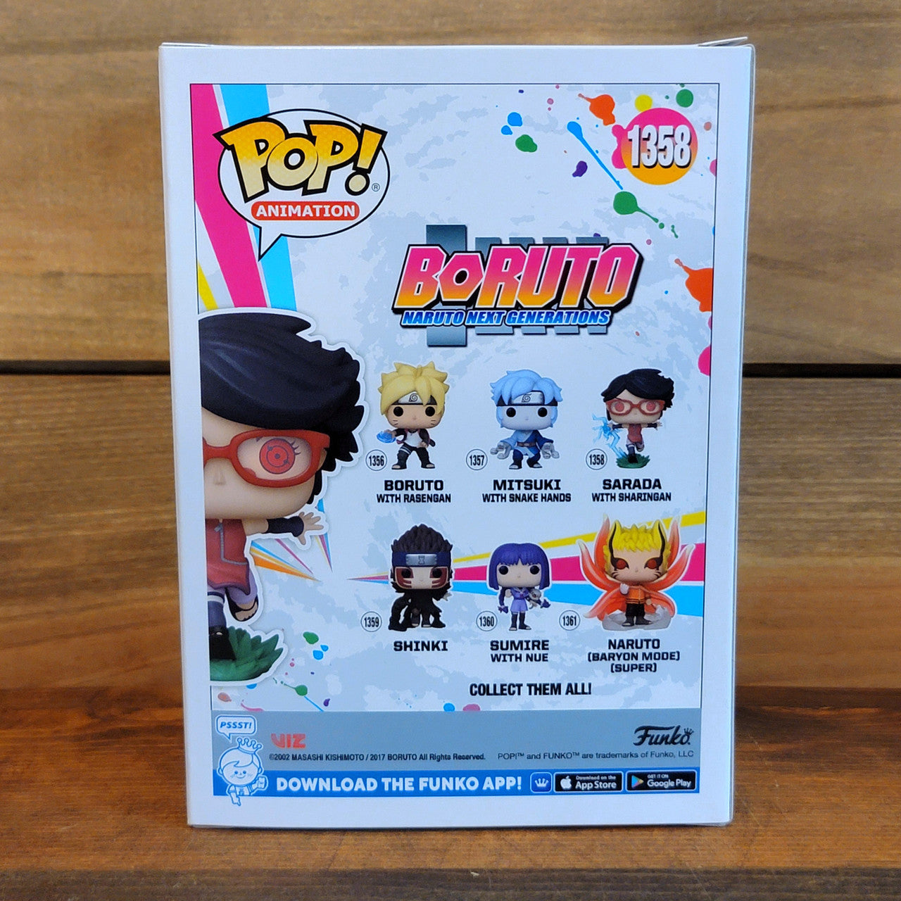 Boruto Sarada with Sharingan 1358 GITD Funko Pop! Vinyl Figure