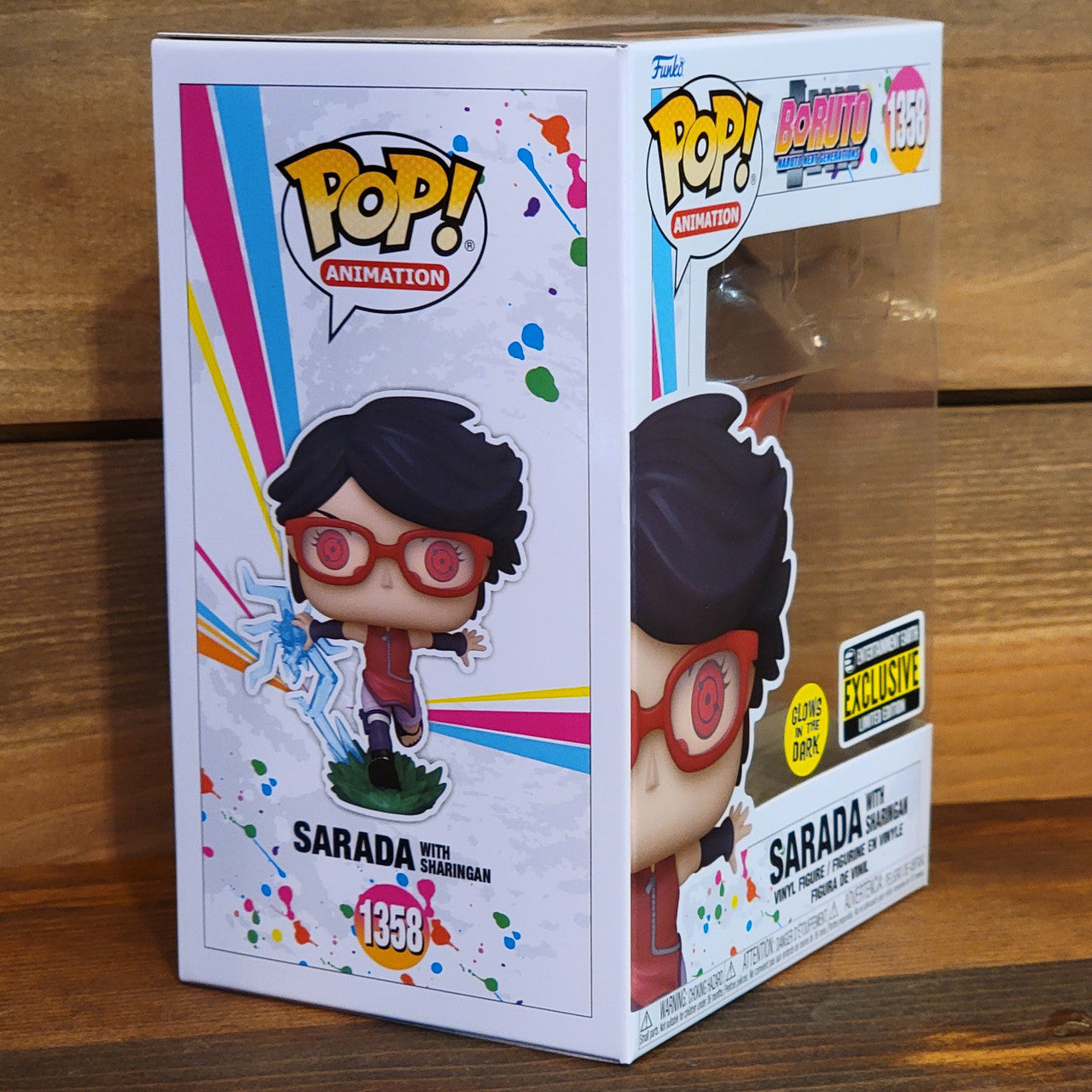 Boruto Sarada with Sharingan 1358 GITD Funko Pop! Vinyl Figure