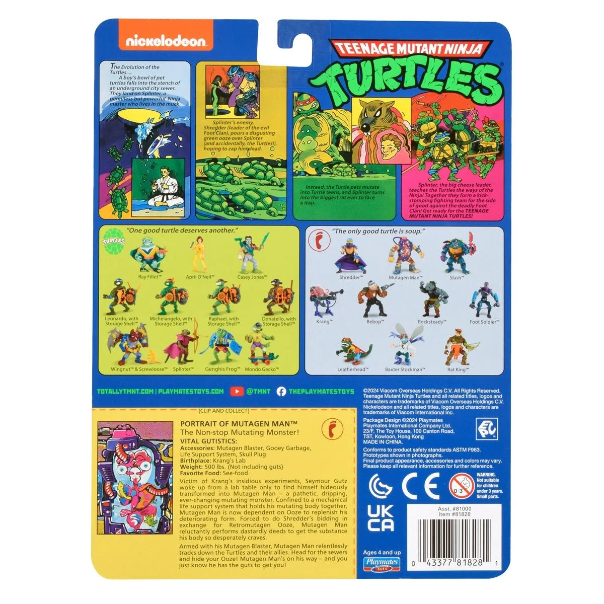 Mutagen Man Teenage Mutant Ninja Turtles Classic Mutants Action Figure TMNT