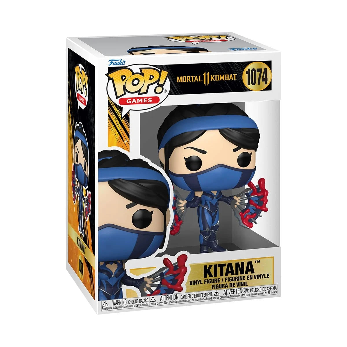 Mortal Kombat 11 Fatality Sub Zero Scorpion Kitana Funko Pop! Vinyl Figure Set