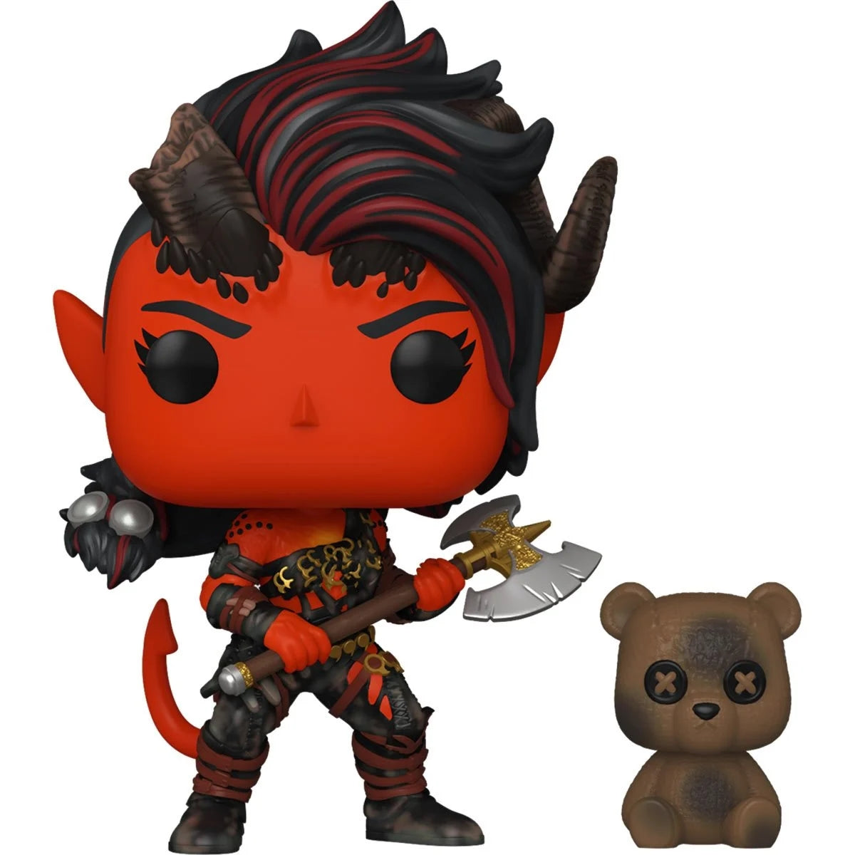 Baldur's Gate 3 Karlach with Clive 1018 Funko Pop Vinyl Figure and Buddy