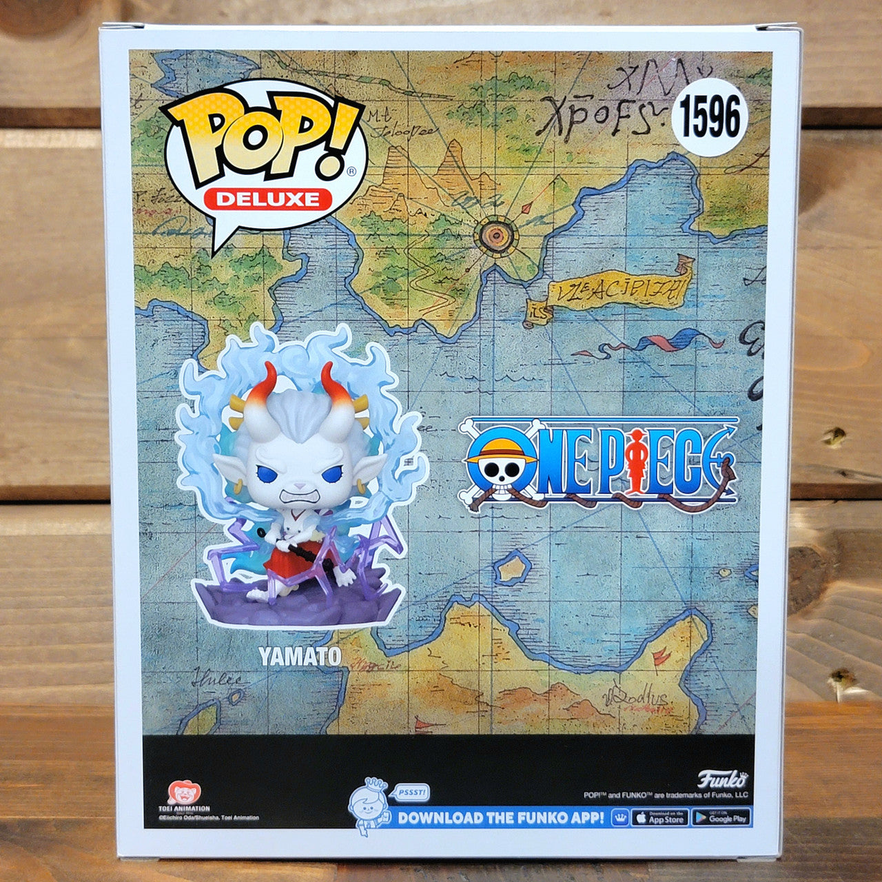Yamato 1596 One Piece Anime Deluxe GITD Funko Pop! Vinyl Figure