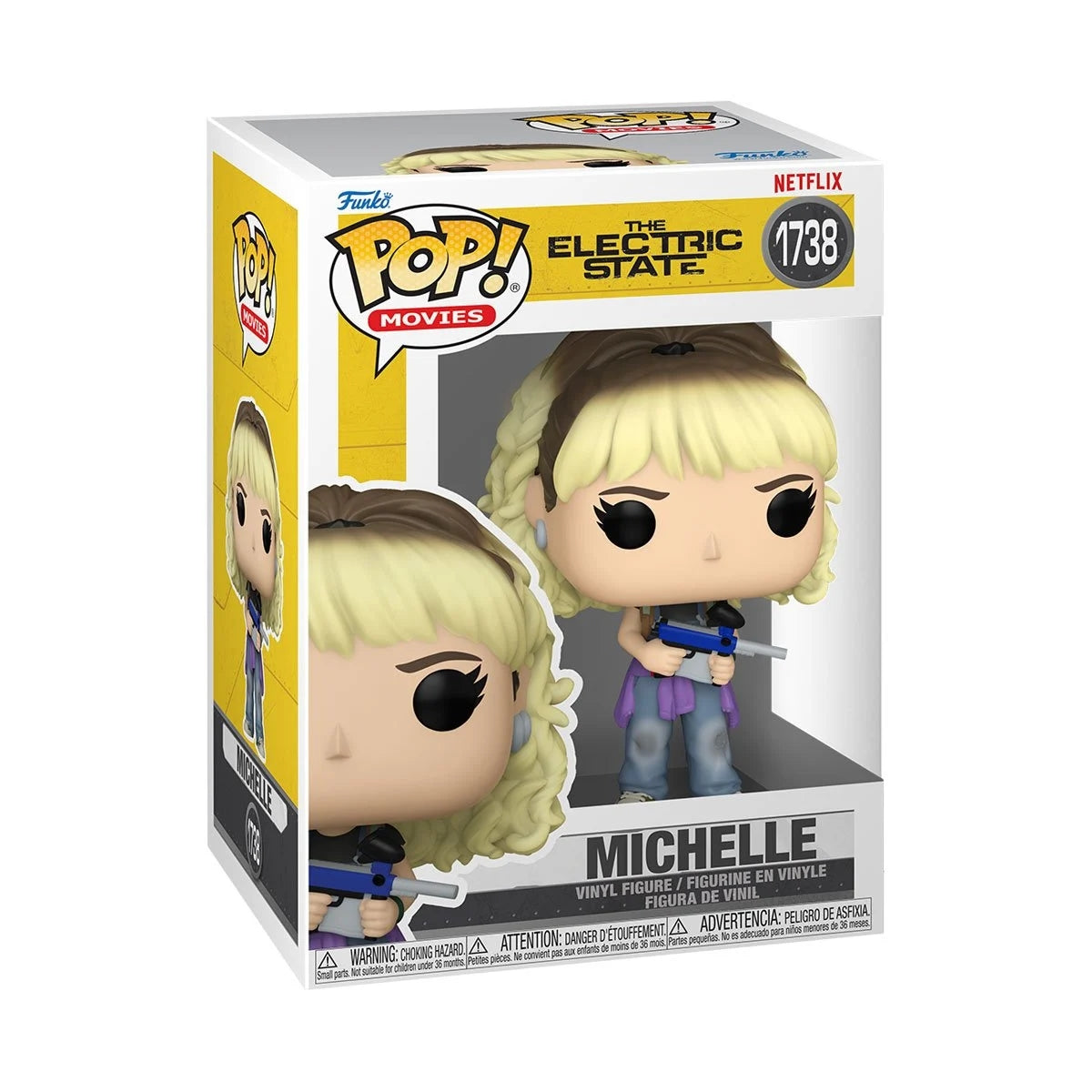 Electric State Michelle 1738 & Cosmo 1739 Funko Pop Vinyl Figure Set