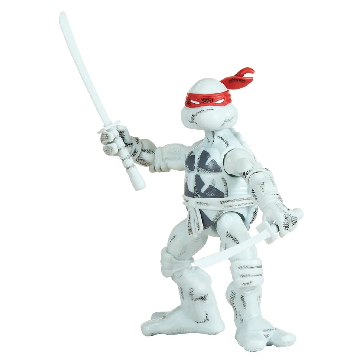 Teenage Mutant Ninja Turtles Black White Classic Comic Book Action Figure TMNT