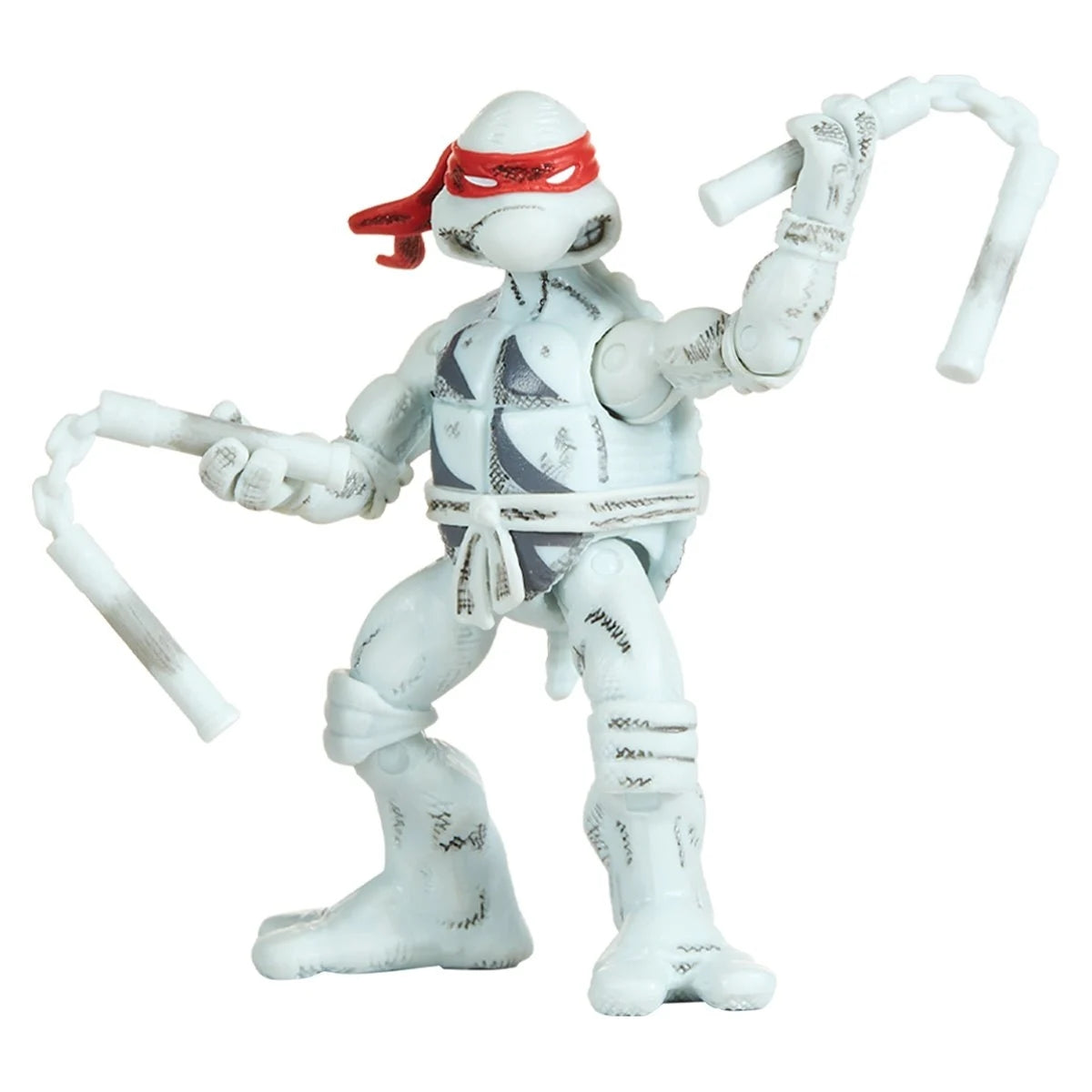 Teenage Mutant Ninja Turtles Black White Classic Comic Book Action Figure TMNT