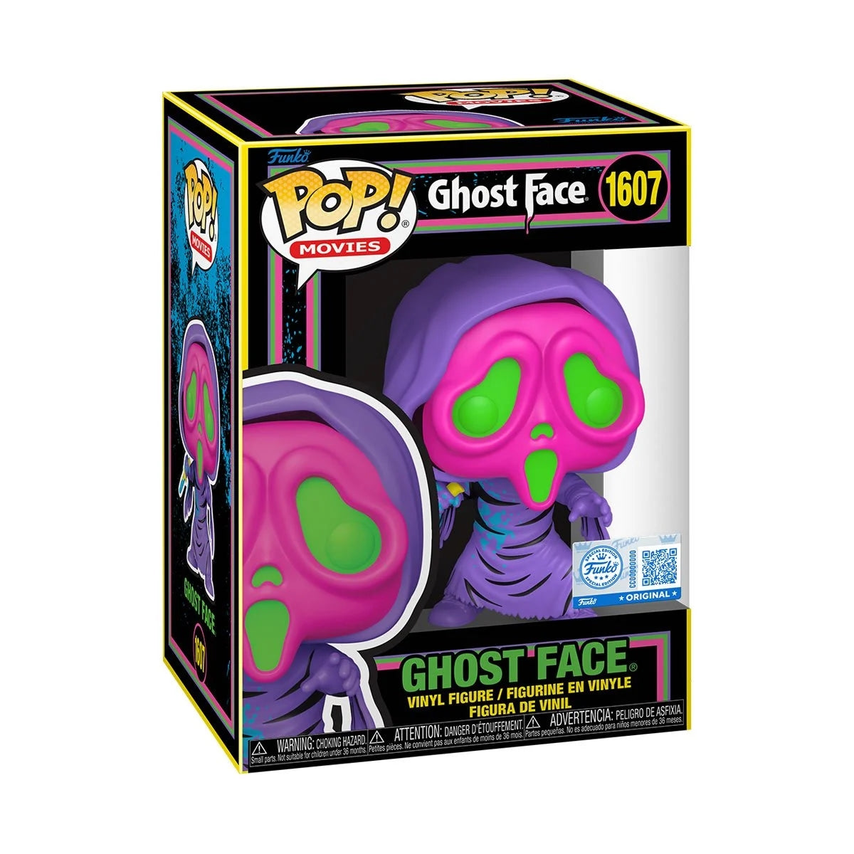 Scream Ghost Face 1607 Black Light Funko Pop! Vinyl Figure Entertainment Earth