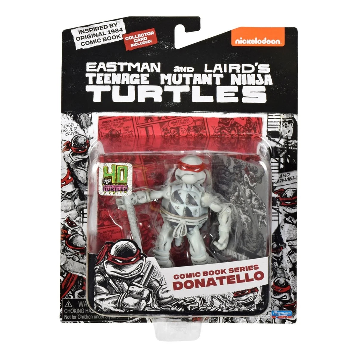 Teenage Mutant Ninja Turtles Black White Classic Comic Book Action Figure TMNT