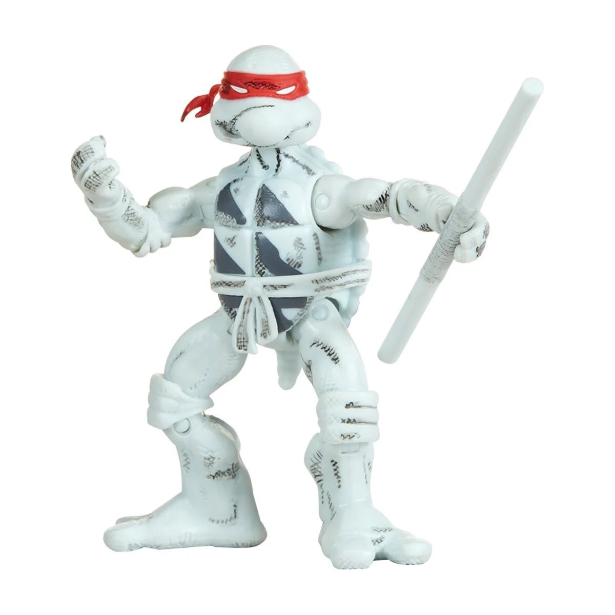 Teenage Mutant Ninja Turtles Black White Classic Comic Book Action Figure TMNT