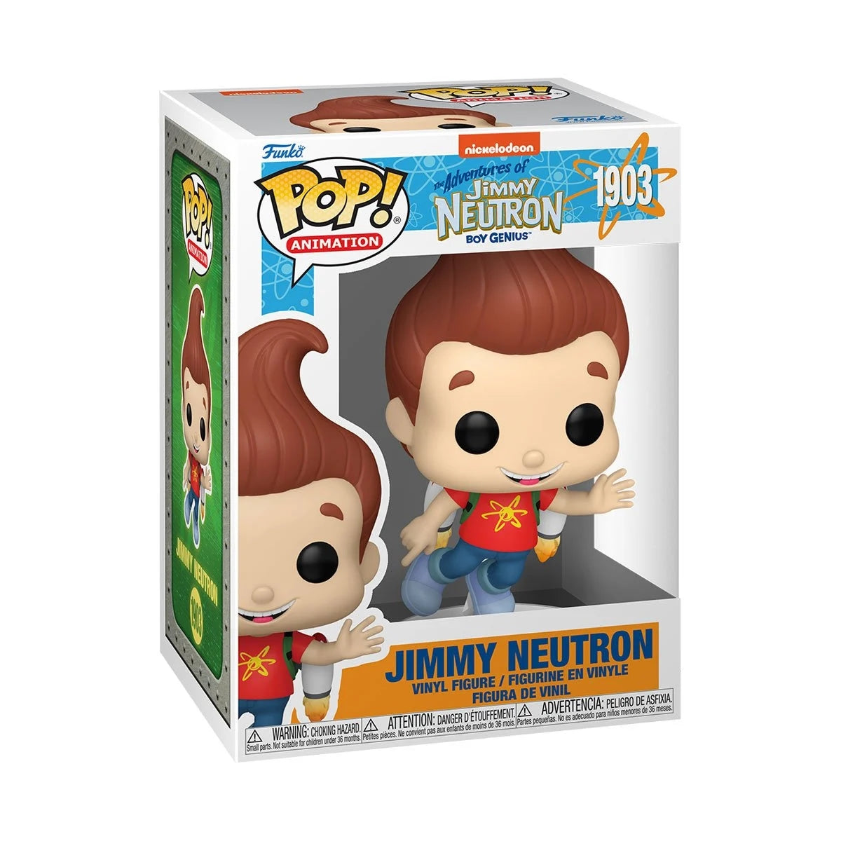 The Adventures of Jimmy Neutron Boy Genius 1903 Funko Pop Vinyl Figure