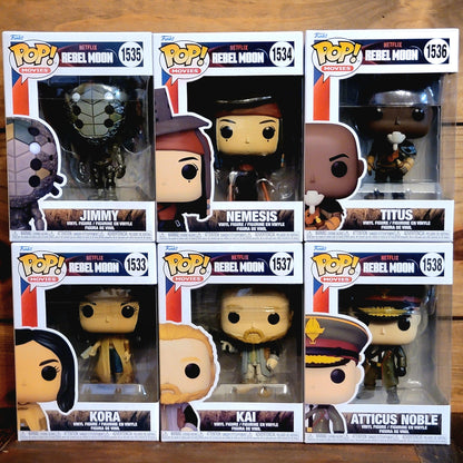 Rebel Moon Netflix Funko Pop! Vinyl Figures 6 pack Bundle