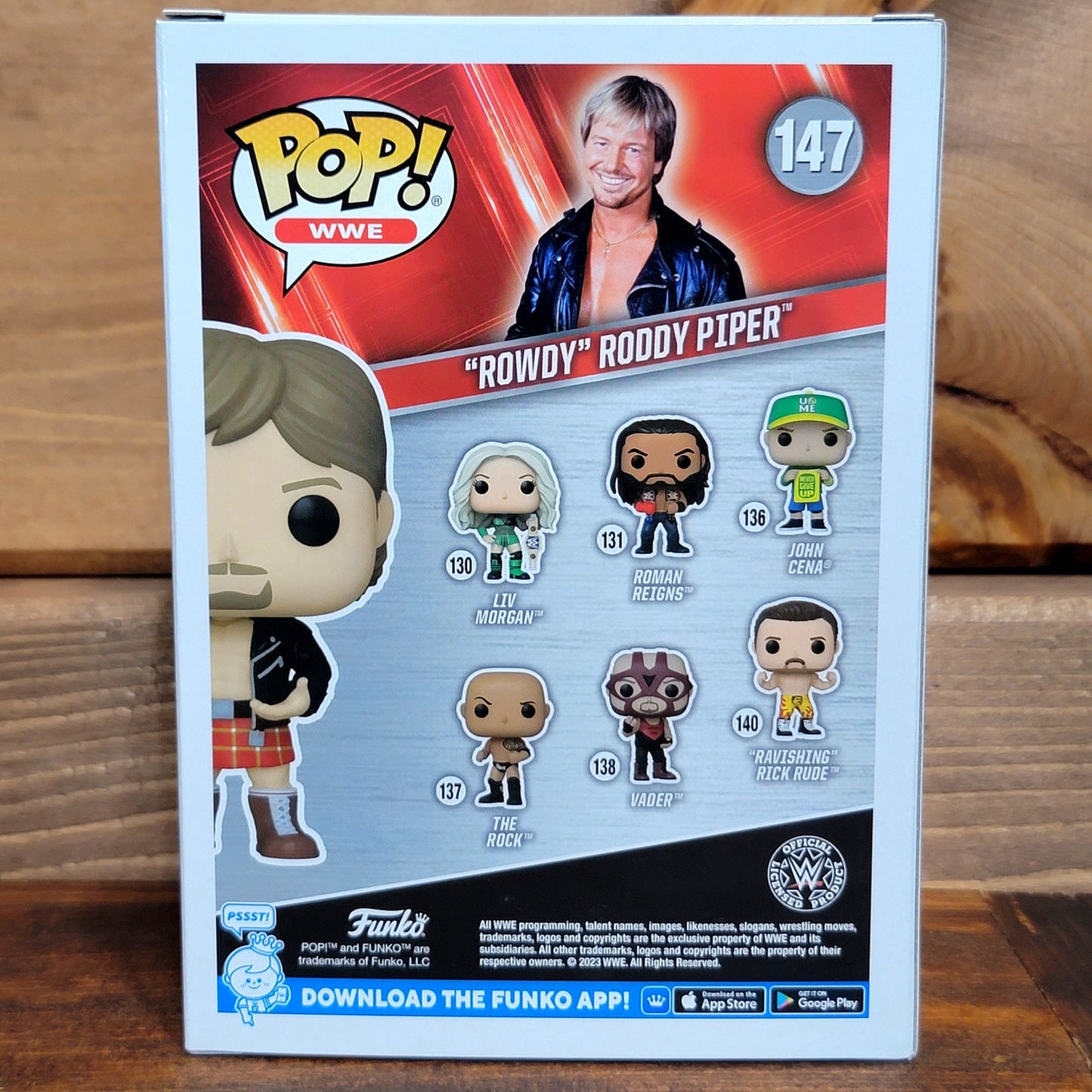 Hot rod Rowdy Roddy Piper 147 WWE Funko Pop! Vinyl Figure