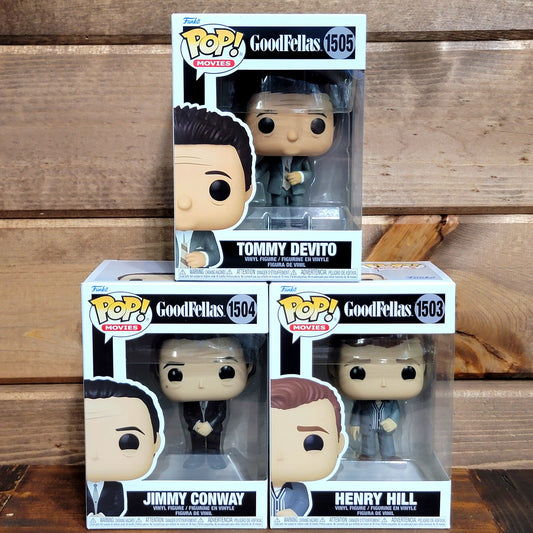 Goodfellas Movies Funko Pop Vinyl Figure 3 Pack Bundle