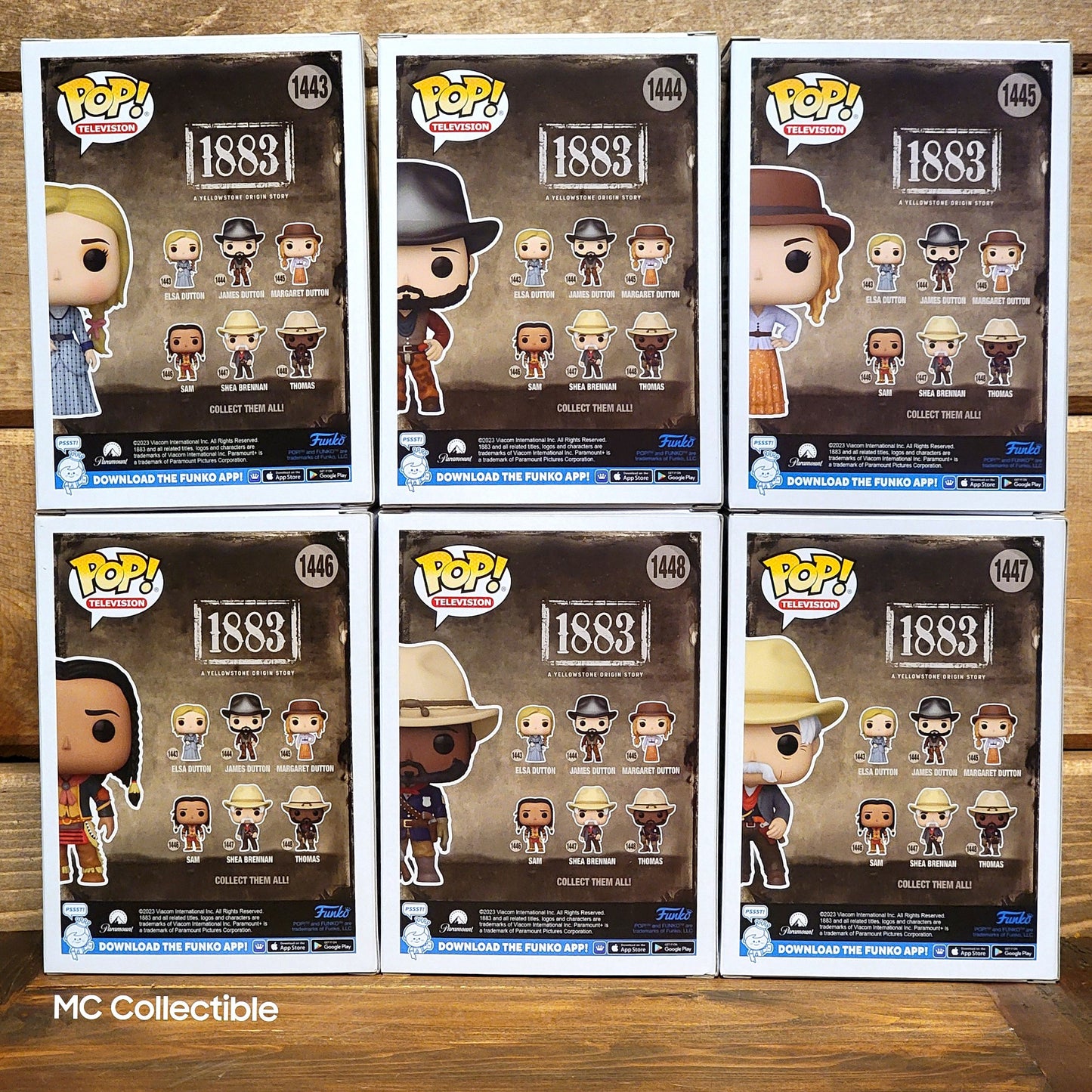 1883 Funko Pop! Vinyl Figure Set