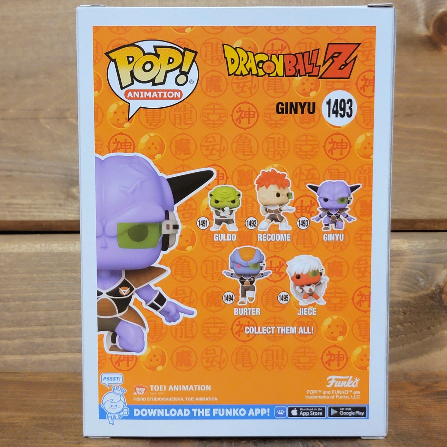 Captain Ginyu 1493 Ginyu Force Dragon Ball Z DBZ Anime Funko Pop! Vinyl Figure