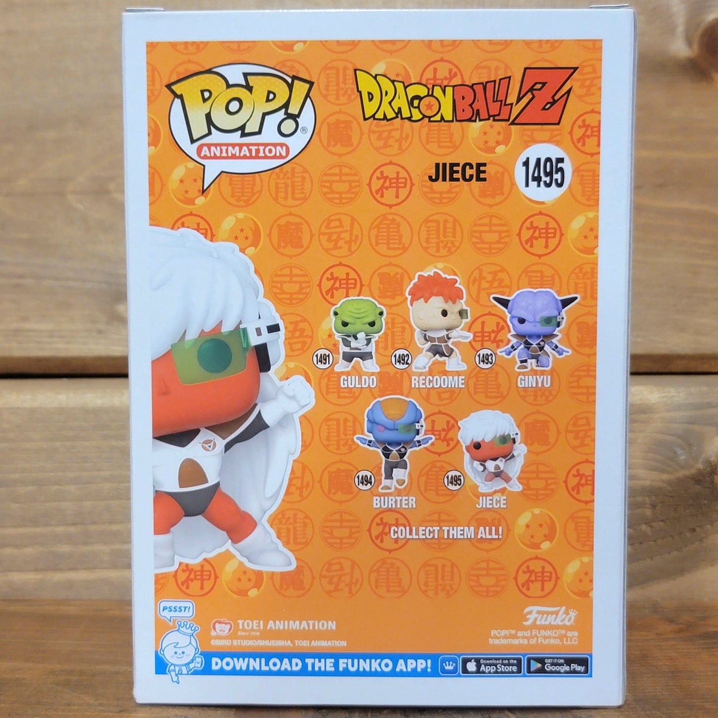 Jiece 1495 Ginyu Force Dragon Ball Z DBZ Anime Funko Pop! Vinyl Figure GITD