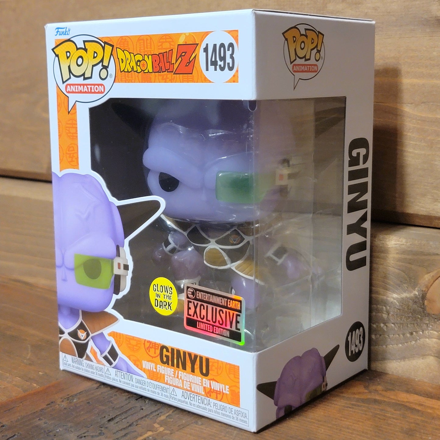 Captain Ginyu 1492 Force Dragon Ball Z DBZ Anime Funko Pop! Vinyl Figure GITD