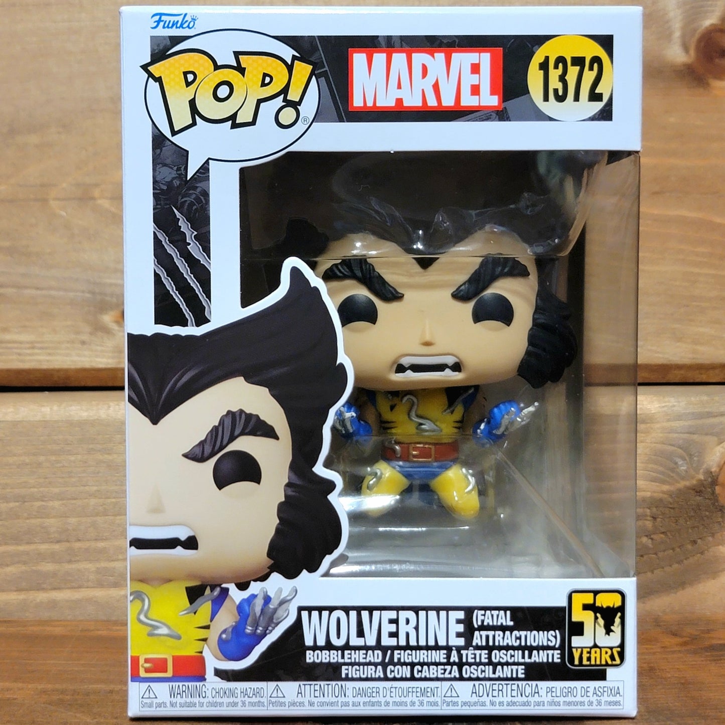 Wolverine 50th Anniversary Set Marvel MCU X Men Funko Pop! Vinyl Figures Bundle