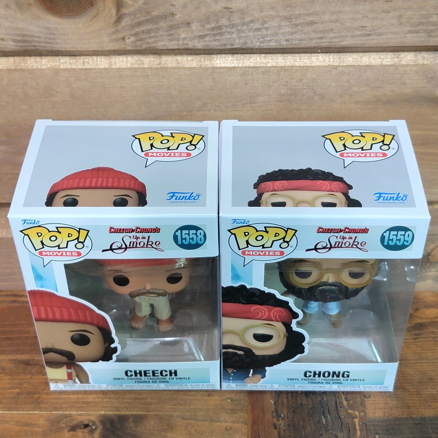 Cheech 1558 Chong 1559 Cheech & Chong Up in Smoke Funko Pop Vinyl Figures Bundle