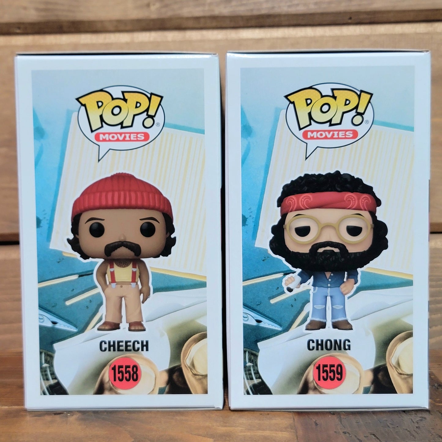 Cheech 1558 Chong 1559 Cheech & Chong Up in Smoke Funko Pop Vinyl Figures Bundle