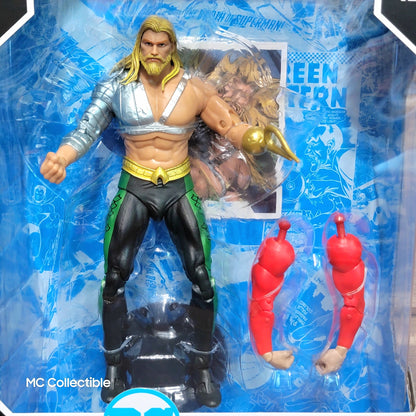 Aquaman JLA Mcfarlane DC Multiverse 7" Action Figure BAF Plastic Man