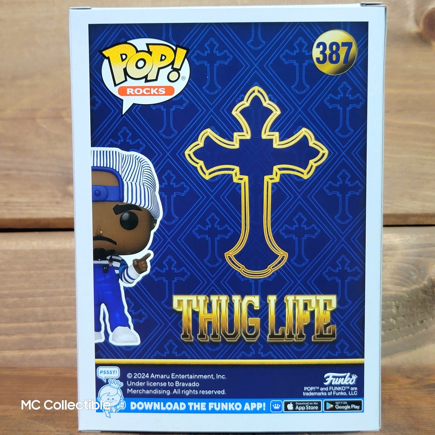 Tupac Shakur 387 with Microphone 90's 2pac Rocks Funko Pop! Vinyl Figure