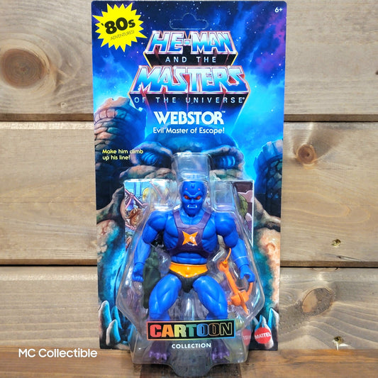 Webstor Cartoon Core Filmation MOTU Origins 6 in Action Figure Unpunched