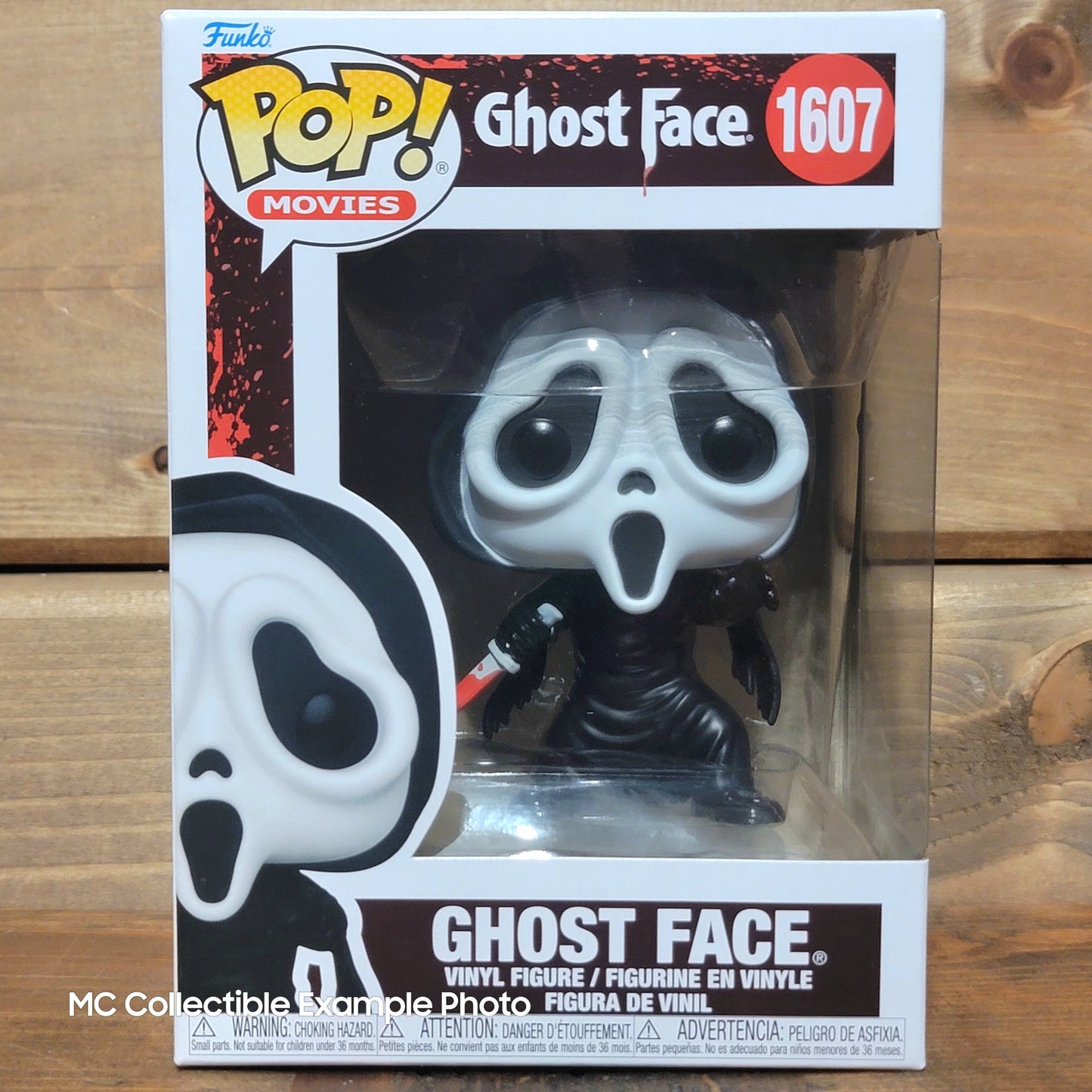 Ghost Face with Knife 1607 Scream Horror Funko Pop Vinyl Figure