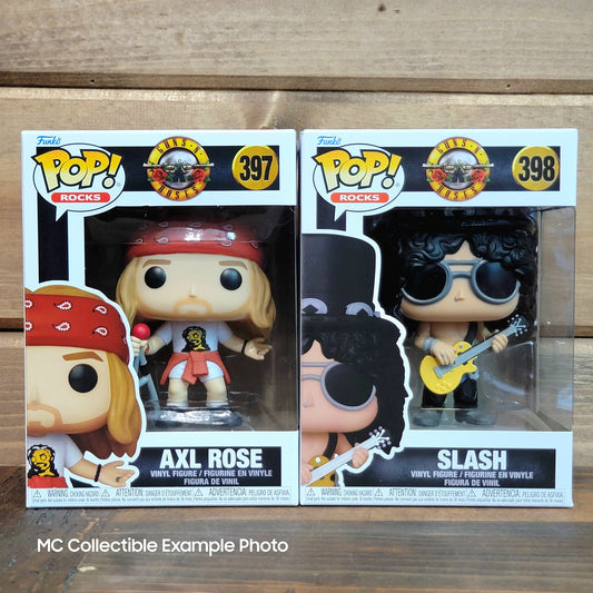 Guns N' Roses Axel Rose 397 & Slash 398 (1990's) Rocks Funko Pop Vinyl Figure