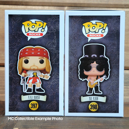 Guns N' Roses Axel Rose 397 & Slash 398 (1990's) Rocks Funko Pop Vinyl Figure