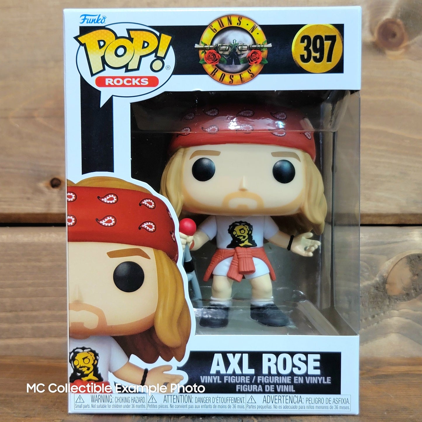 Guns N' Roses Axel Rose 397 & Slash 398 (1990's) Rocks Funko Pop Vinyl Figure