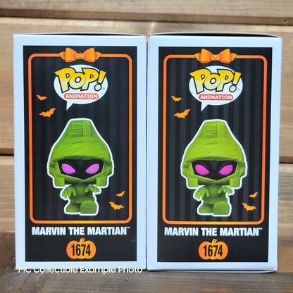 Looney Tunes Marvin the Martian 1674 GITD & Common Funko Pop Vinyl Figures