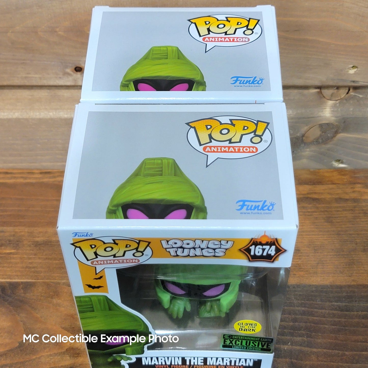 Looney Tunes Marvin the Martian 1674 GITD & Common Funko Pop Vinyl Figures