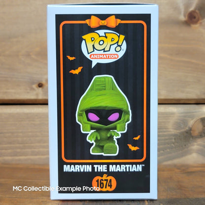 Looney Tunes Marvin the Martian 1674 GITD Funko Pop Vinyl Figure EE Exclusive