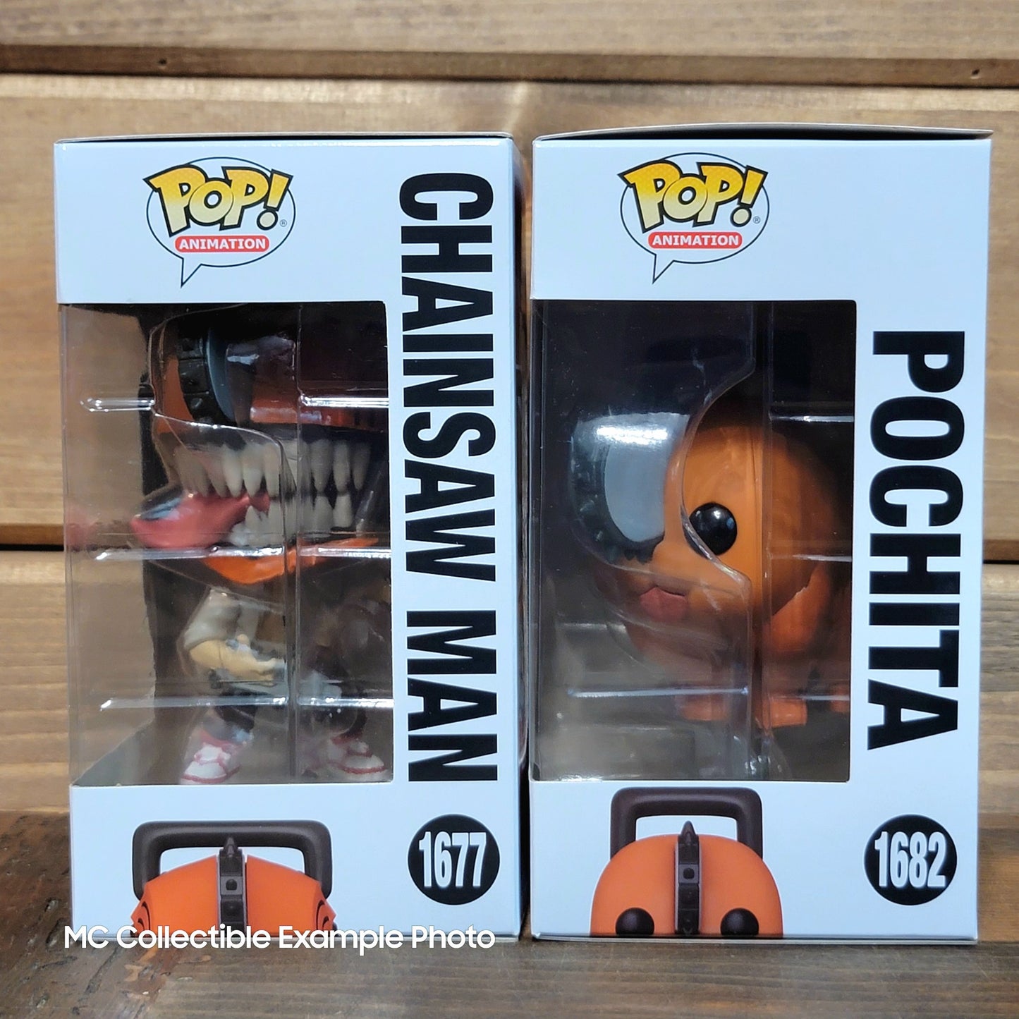 Chainsaw Man 1677 & Pochita 1682 Funko Pop Vinyl Figure