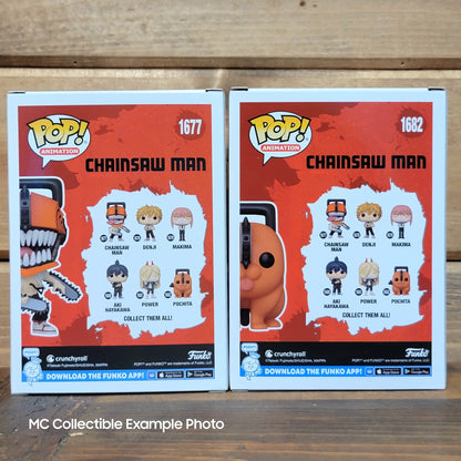 Chainsaw Man 1677 & Pochita 1682 Funko Pop Vinyl Figure