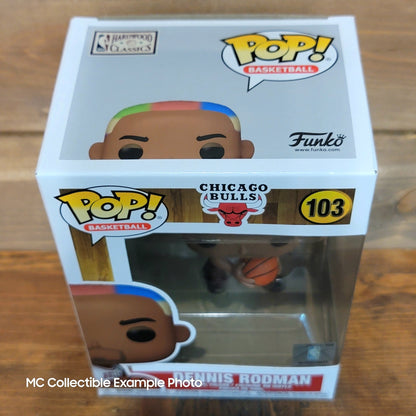 NBA Legends Dennis Rodman (Bulls Home) 103  Funko Pop Vinyl Figure 2024 Restock